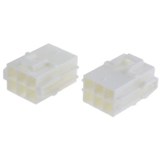 JST VL Female Connector Housing 6 Way 2 Row Straight 6.2 mm Pitch Polyamide VLR-06V