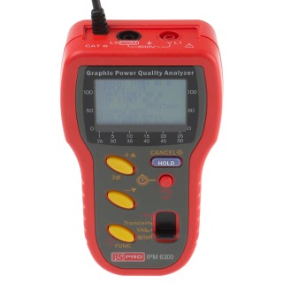 RS PRO Power Quality Analyser 600V with LCD Display, RS232C Interface IPM6300
