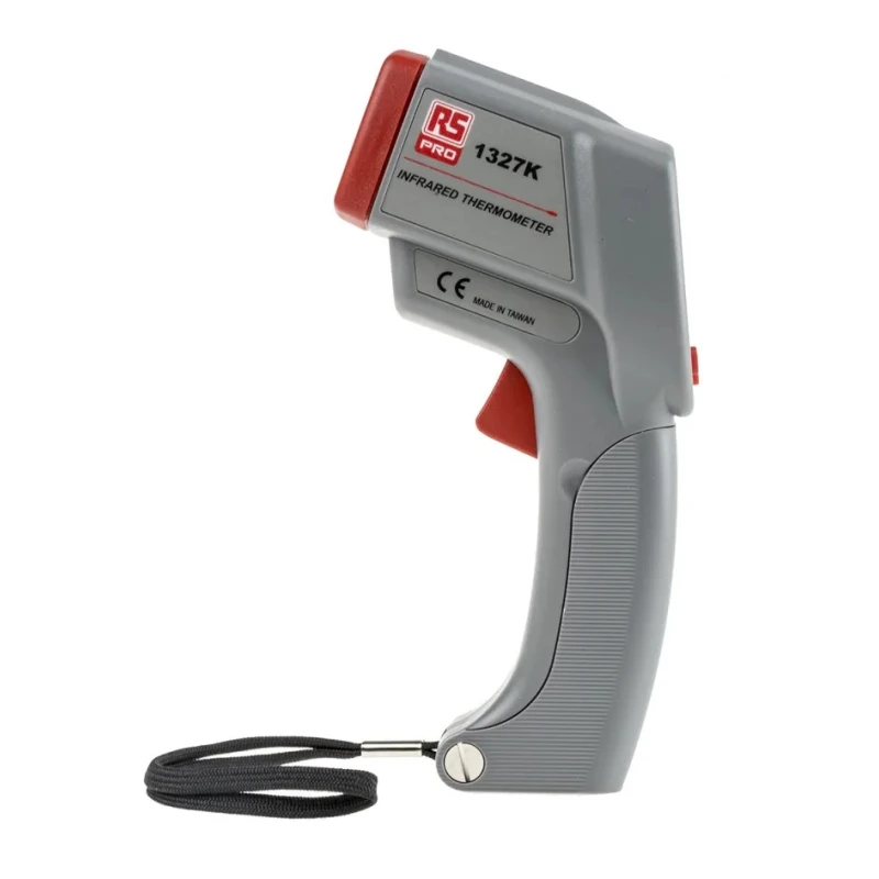 RS PRO Infrared Thermometer, Non-Contact, -150°C to 1350°C Measurement Range, ±0.1% Accuracy, Adjustable Emissivity RS1327K