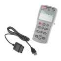 RS PRO High Accuracy 2-Input Digital Thermometer Handheld Probe Type J, R, E, K, T, S, N 1090°C 1316 123-2214