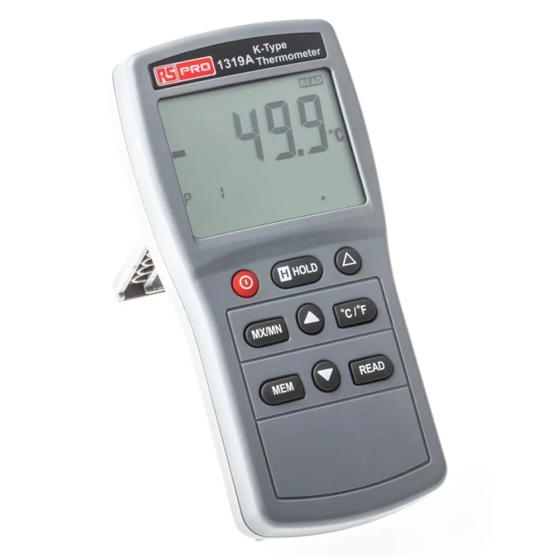 RS PRO K Probe Handheld Digital Thermometer 1 Input, 1300 °C Max, 0.3% ± 1 °C Accuracy 1319A