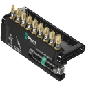 Wera Hex, Hex, Pozidriv Screwdriver Bit Set 10 Pieces S2 Steel DIN ISO 1173-C 6.3 E 6.3 05347153001