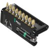 Wera Hex, Hex, Pozidriv Screwdriver Bit Set 10 Pieces S2 Steel DIN ISO 1173-C 6.3 E 6.3 05347153001