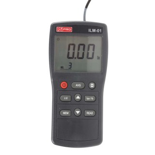 RS PRO Digital Light Meter with Photodiode Sensor, 0.01lx to 50000 lx, ±3% ± 5 Digit Accuracy, Battery Powered ILM01