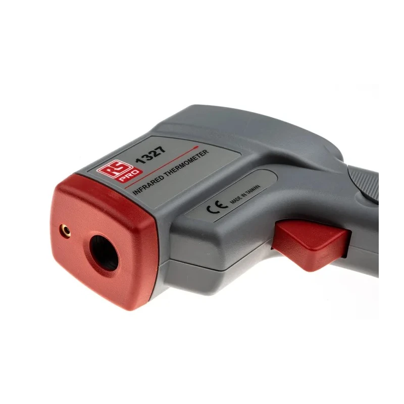 RS PRO Infrared Thermometer -20 °C Min 500 °C Max ±2 % Accuracy with Adjustable Emissivity RS1327
