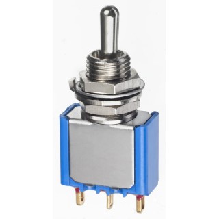 APEM Toggle Switch Panel Mount Latching Brass Actuator IP67 Rated 7mm Length 5639CDB17