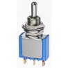 APEM Toggle Switch Panel Mount Latching Brass Actuator IP67 Rated 7mm Length 5639CDB17