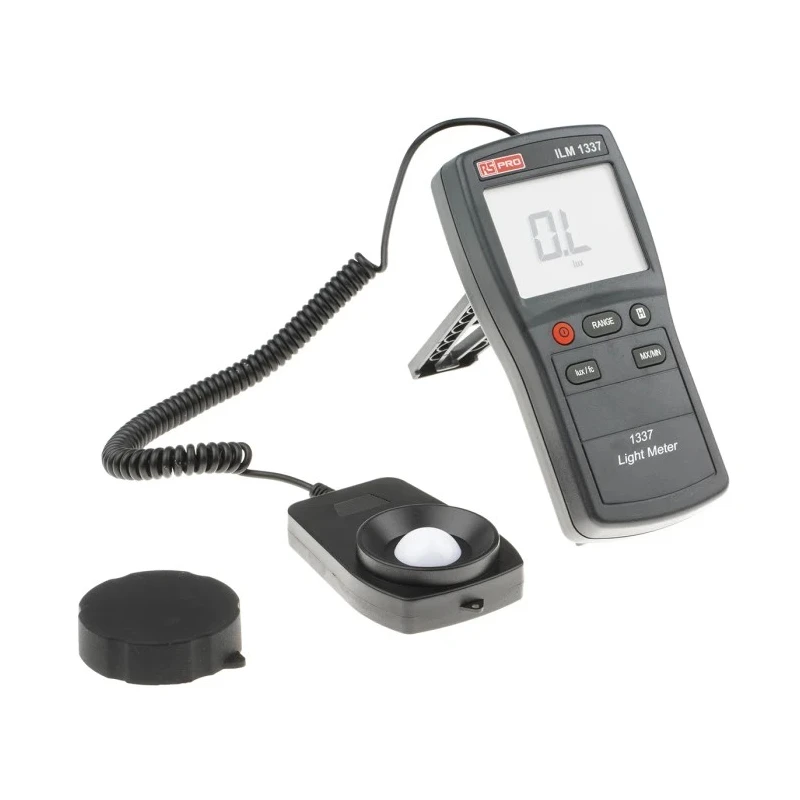 RS PRO Digital Light Meter with Photodiode Sensor, 0lx to 20000 lx, ±3 % ±5 Digits ILM 1337
