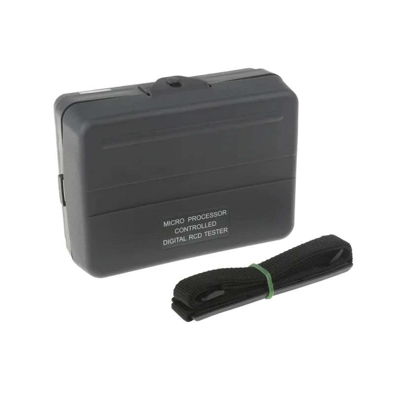 RS PRO Digital RCD Tester, RCD Test Type AC, 500 mA Trip Current, LCD Display, 0-40°C, Dimension 180x130x70mm 123-2240