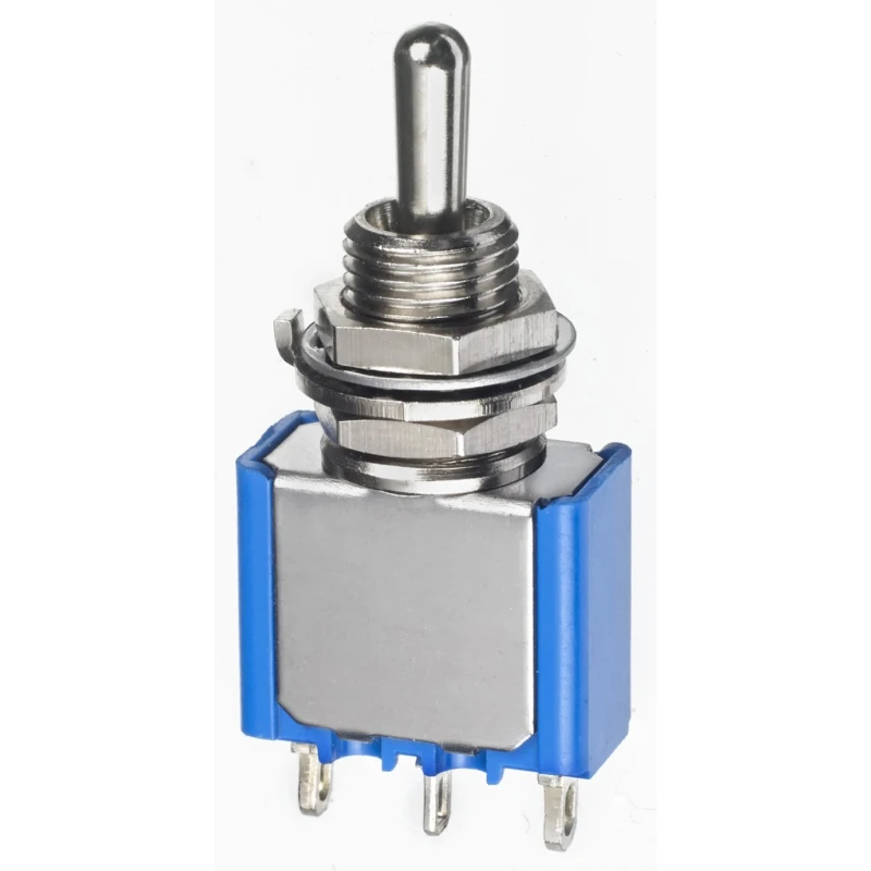 APEM Panel Mount Toggle Switch On-Off-On SPDT 30 V dc 30 V ac 5637A17
