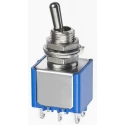APEM Toggle Switch Panel Mount On-On DPDT Solder Lug Terminal 30 V dc 30 V ac 5646A17