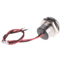 RS PRO Red Panel Mount Indicator 220V AC 3mA Lead Wire Termination IP67 Flush 123-2426