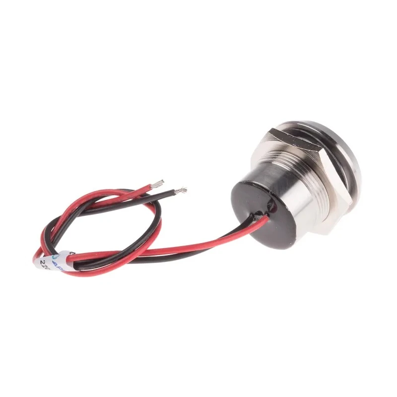 RS PRO Red Panel Mount Indicator 220V AC 3mA Lead Wire Termination IP67 Flush 123-2426