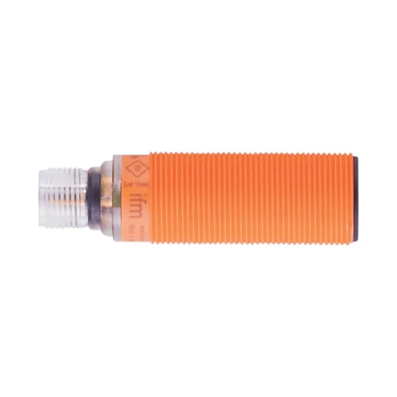 ifm electronic Threaded Barrel Ultrasonic Proximity Sensor M18 x 1 1.2 m 35mA PNP 3V 30 V dc UGT202