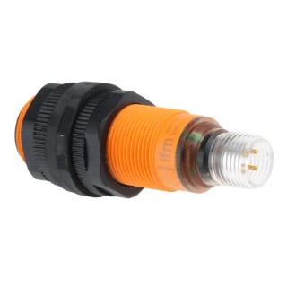 ifm electronic Threaded Barrel Ultrasonic Proximity Sensor M18 x 1 300 mm 35mA PNP 3V 30 V dc UGT200