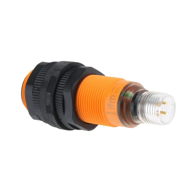 ifm electronic Threaded Barrel Ultrasonic Proximity Sensor M18 x 1 300 mm 35mA PNP 3V 30 V dc UGT200