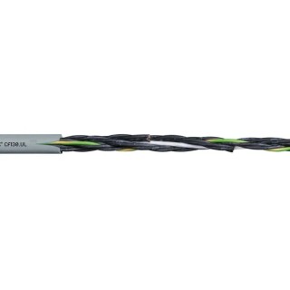 Igus Chainflex CF130.UL Control Cable, 4 Cores, 1mm² 17 AWG, Unscreened, Flame Retardant, 500V, 10 m Length CF130.10.04.UL
