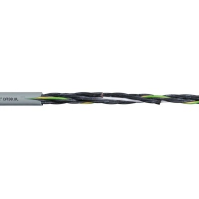 Igus Chainflex CF130.UL Control Cable, 4 Cores, 1mm² 17 AWG, Unscreened, Flame Retardant, 500V, 10 m Length CF130.10.04.UL