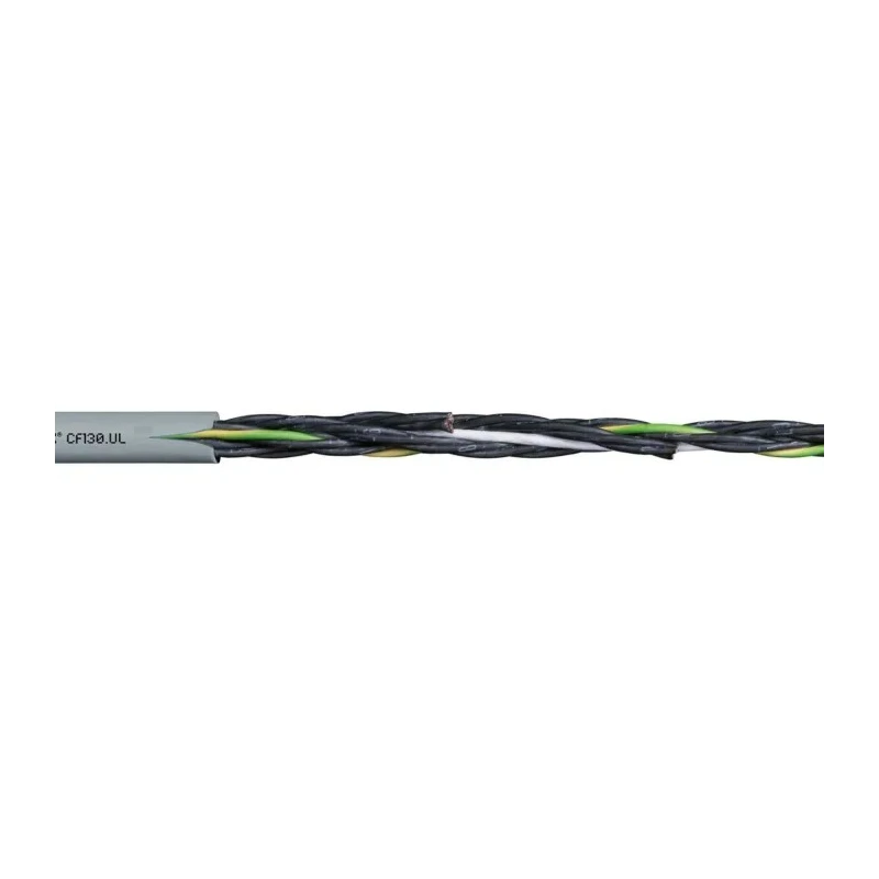 Igus Chainflex CF130.UL Control Cable, 4 Cores, 1.5mm² 15 AWG, Unscreened, Thermoplastic Elastomer Jacket, 10 CF130.15.04.UL