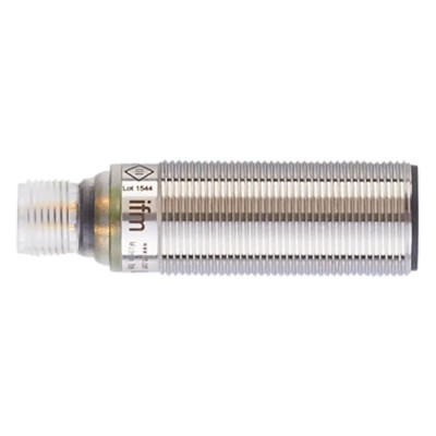 ifm electronic Threaded Barrel Ultrasonic Proximity Sensor M18 x 1 300 mm Detection 35mA 4 to 20 mA Output 3V 30 V dc UGT501