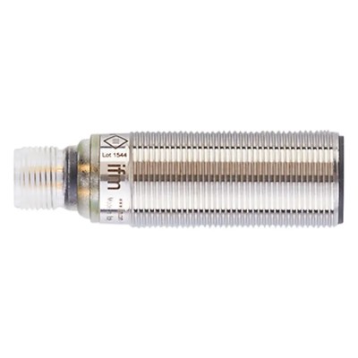 ifm electronic Threaded Barrel Ultrasonic Proximity Sensor M18 x 1 1.2 m 35mA 4 to 20 mA 3V 30 V dc UGT507
