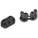 RS Pro Openable Ferrite Clamp, Diameter 5.2 mm, Aperture 29.5x16.5x16.5 mm, Impedance 70Ω at 25 MHz, 120Ω at 100 123-2480