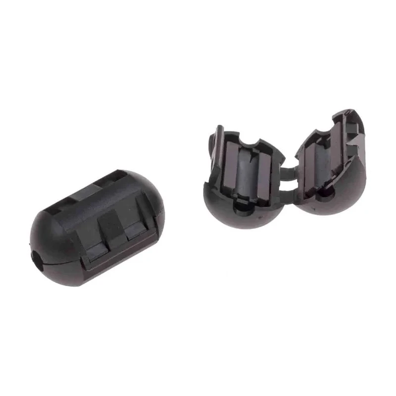 RS Pro Openable Ferrite Clamp, Diameter 5.2 mm, Aperture 29.5x16.5x16.5 mm, Impedance 70Ω at 25 MHz, 120Ω at 100 123-2480