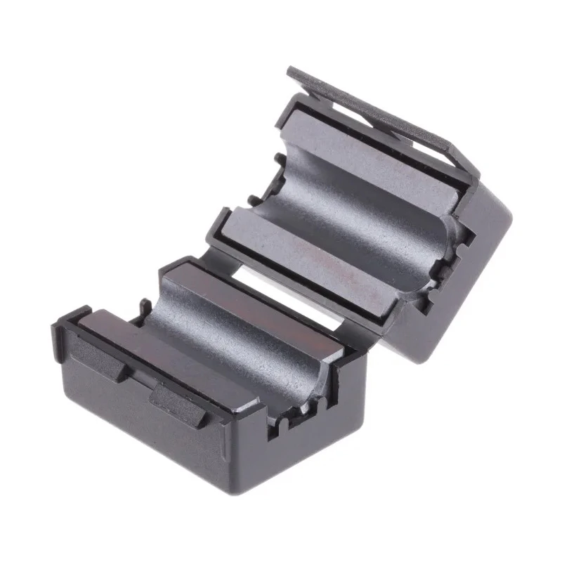 Rotronic RS PRO Openable Ferrite Clamp, Aperture Diameter 10 mm, Impedance 130Ω at 100 MHz 80Ω at 25 MHz, External 123-2492