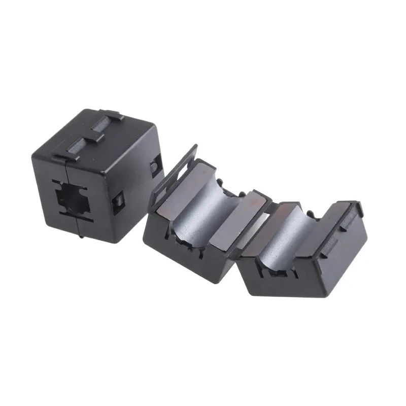 RS PRO Openable Diameter 13 mm Ferrite Clamp, Aperture 1, 33 x 31.5 x 30 mm, Impedance 156Ω at 25 MHz, 275Ω at 100 123-2496