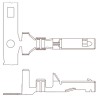 Molex 50597 Series Female Crimp Terminal, 18 AWG Min Crimp, 16 AWG Max, Tin Plating, Copper Alloy 50597-8000