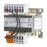RS PRO 100 VA DIN Rail Transformer, 208 to 600 V AC Primary, 12 V, 2 x 115 V AC Secondary, DIN Rail and Screw 123-2505