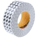 3M Translucent Double Sided Paper Tape, 16N/cm Adhesion Strength, Paper Backing, 50mm x 50 m 9086 50MMX50M