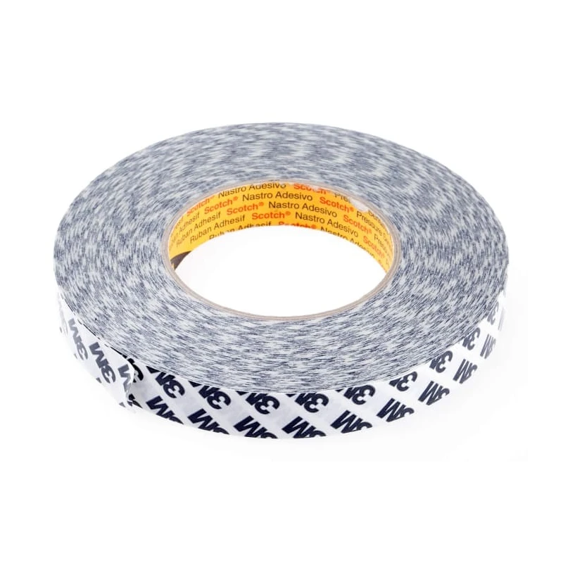 3M Translucent Double Sided Paper Tape 19mm x 50m, Modified Acrylic Adhesive, 16N/cm Adhesion Strength, Paper 9086 19MMX50M