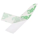3M Double Sided Plastic Tape with Polyvinyl Chloride Backing, 12mm x 50m, 5.2N/cm Adhesion Strength, Modified 9087 12MMX50M
