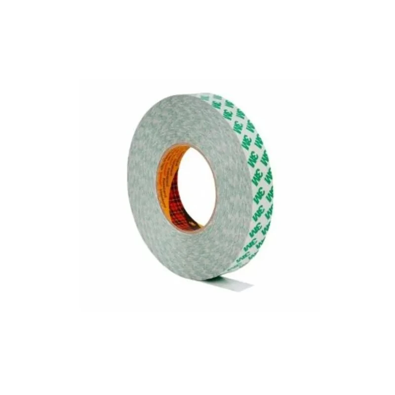 3M Double Sided Plastic Tape with Polyvinyl Chloride Backing, 12mm x 50m, 5.2N/cm Adhesion Strength, Modified 9087 12MMX50M
