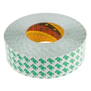 3M Double Sided Plastic Tape 50mm x 50m Modified Acrylic Adhesive 5.2N/cm Polyvinyl Chloride Backing 9087 50MMX50M