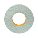 3M White Double Sided Plastic Tape with Polyvinyl Chloride Backing, 25mm Width x 50m Length, 0.26mm Thickness 9087 25MMX50M
