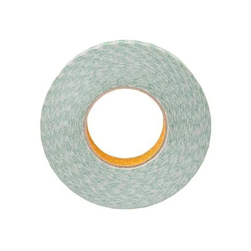 3M White Double Sided Plastic Tape with Polyvinyl Chloride Backing, 25mm Width x 50m Length, 0.26mm Thickness 9087 25MMX50M