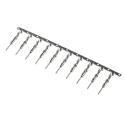 TE Connectivity Male Crimp Circular Connector Contact, Contact Size 17, Wire Size 17 AWG, 20 AWG, 250V, 20A 1703013-1