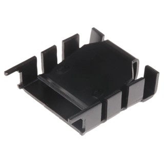 Fischer Elektronik Heatsink 18°C/W Black Anodised 25 mm x 25.4 mm x 8.3 mm FK224SA220-1