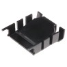 Fischer Elektronik Heatsink 18°C/W Black Anodised 25 mm x 25.4 mm x 8.3 mm FK224SA220-1