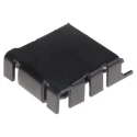 Fischer Elektronik Heatsink 18°C/W Black Anodised 25 mm x 25.4 mm x 8.3 mm FK224SA220-1