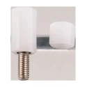 Mac 8 M2 Standoff, 25 mm Body Length, 5 mm Stud Length, Polyoxymethylene Body, Brass Nickel Finish, RoHS Compliant 2MQ-25