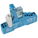 Finder 48 Series Electromechanical Interface Relay DIN Rail Mount, 24V DC Coil, SPDT Contact, 10A 48.P3.7.024.0050SPA