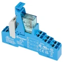 Finder 48 Series Electromechanical Interface Relay, DIN Rail Mount, 12V DC Coil, DPDT-2 CO, 8A Load 48.P5.7.012.0050SPA