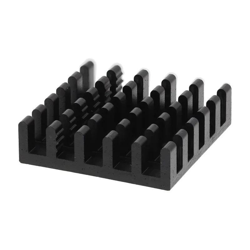 Fischer Elektronik Heatsink Universal Square Alu Black Anodised Aluminium 24.3K/W 6 mm x 21 mm x 21 mm ICKBGA21X21