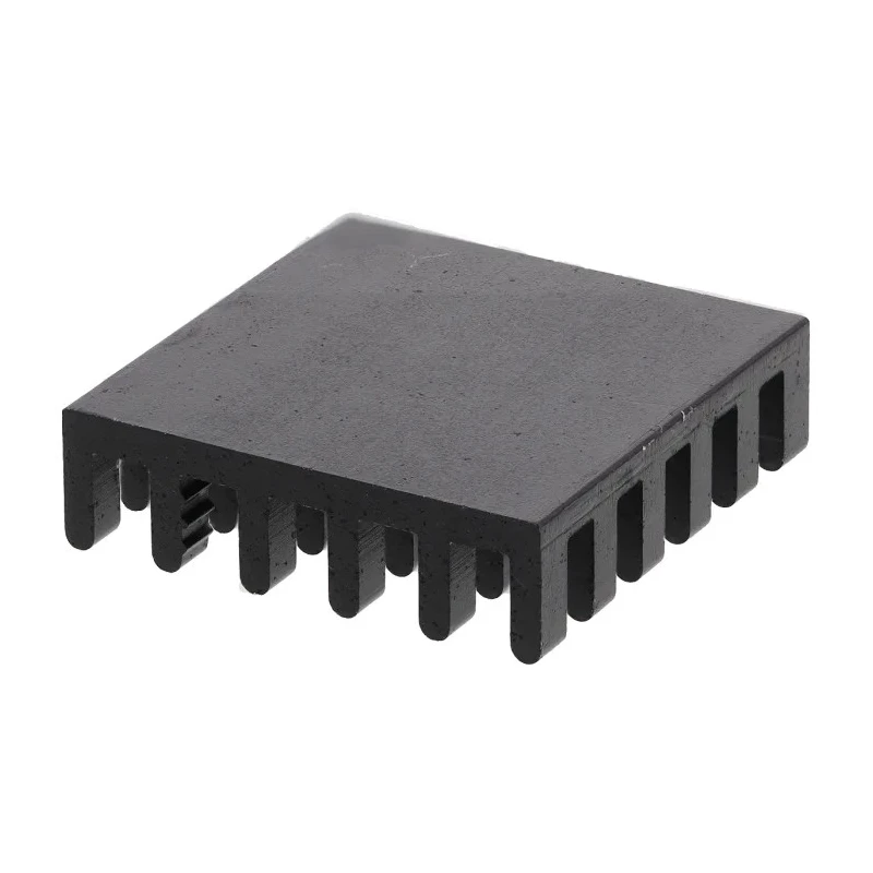 Fischer Elektronik Heatsink Universal Square Alu Black Anodised Aluminium 24.3K/W 6 mm x 21 mm x 21 mm ICKBGA21X21