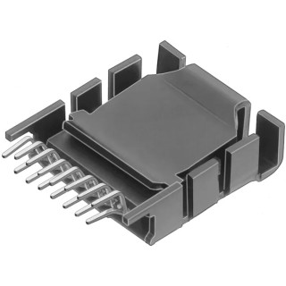 Fischer Elektronik Heatsink for Transistors TO-218 Black Anodised 25mm x 25.4mm x 8.3mm 18°C/W FK224MI218-1