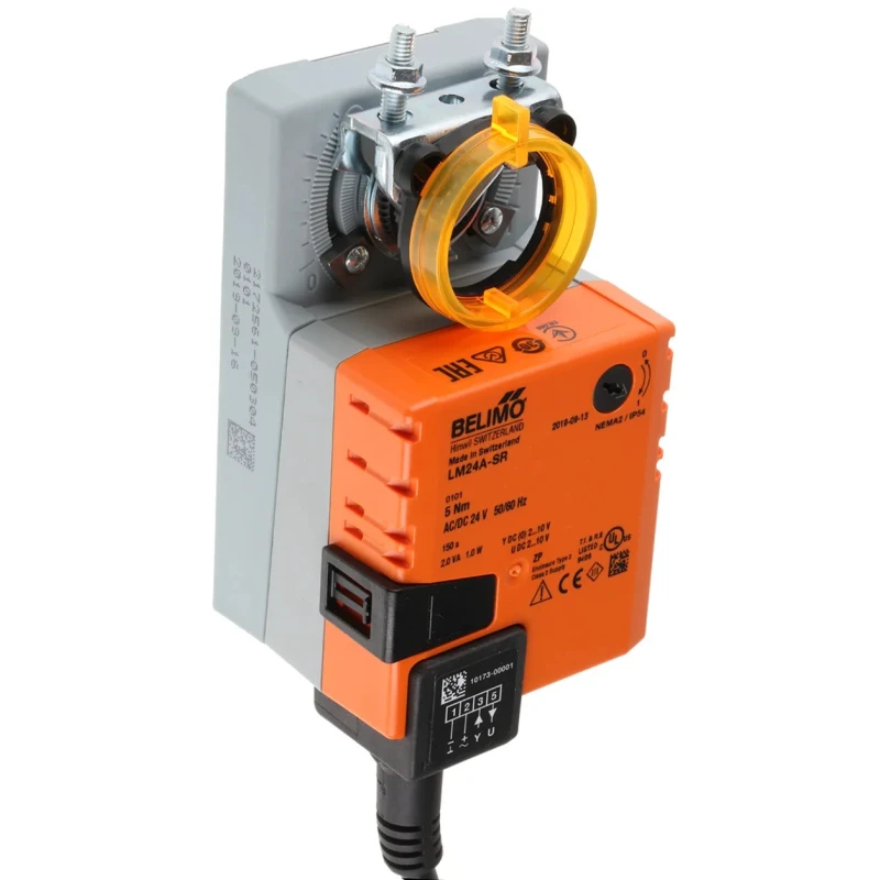 Belimo 24V AC/DC Modulating Damper Actuator 5 Nm Torque IP54 LM24A-SR