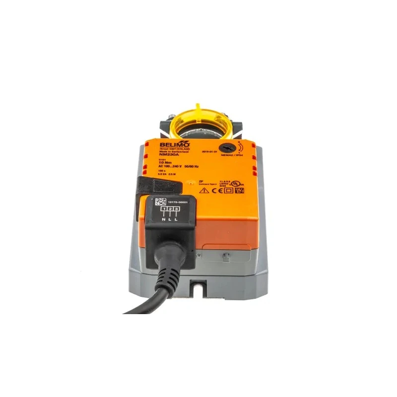 Belimo 240V AC Open/Close Damper Actuator with 10 Nm Motor Torque NM230A